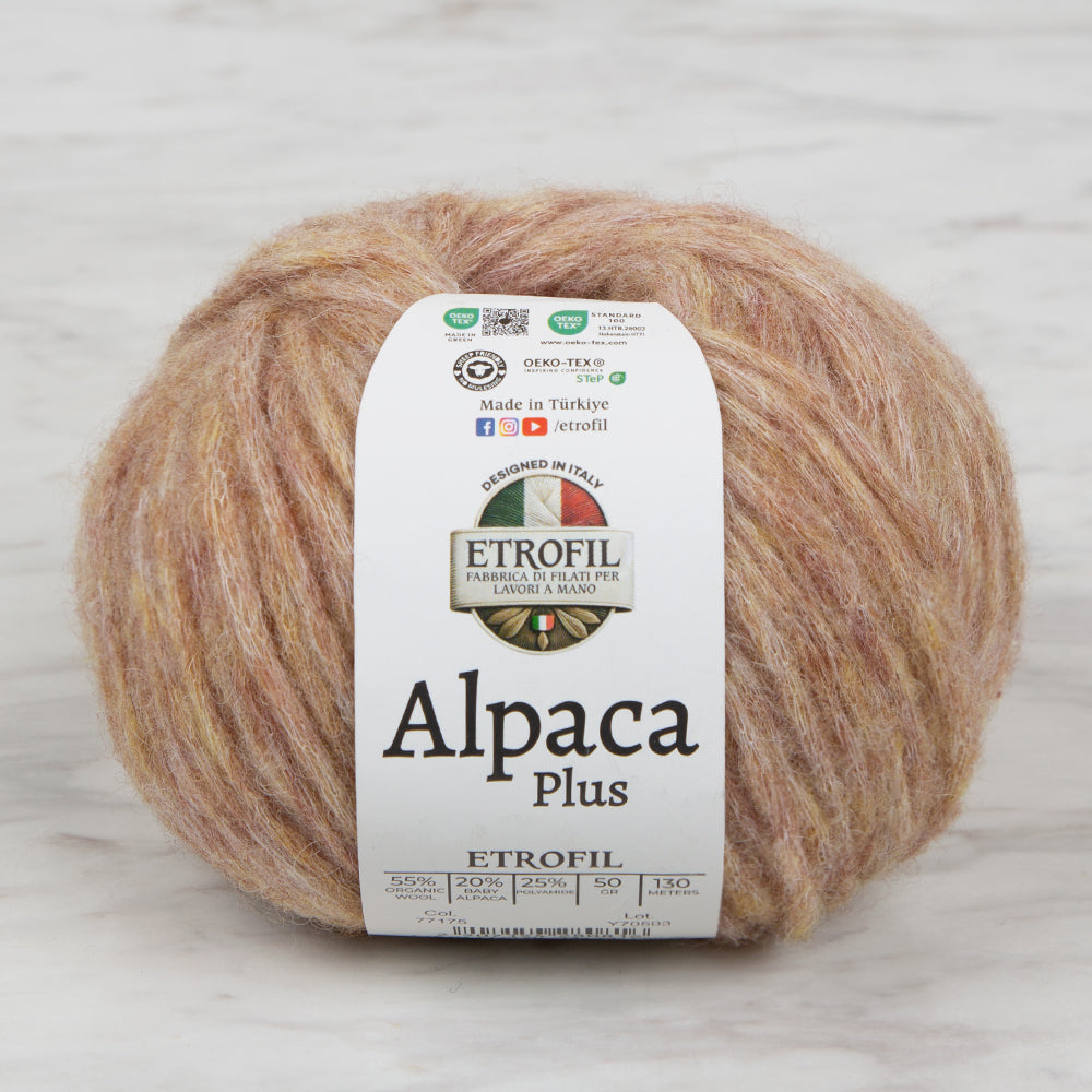 Etrofil Alpaca Plus Bej El Örgü İpi - 77175